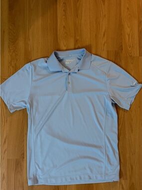 Light Blue Nike Dri-FIT Golf Polo